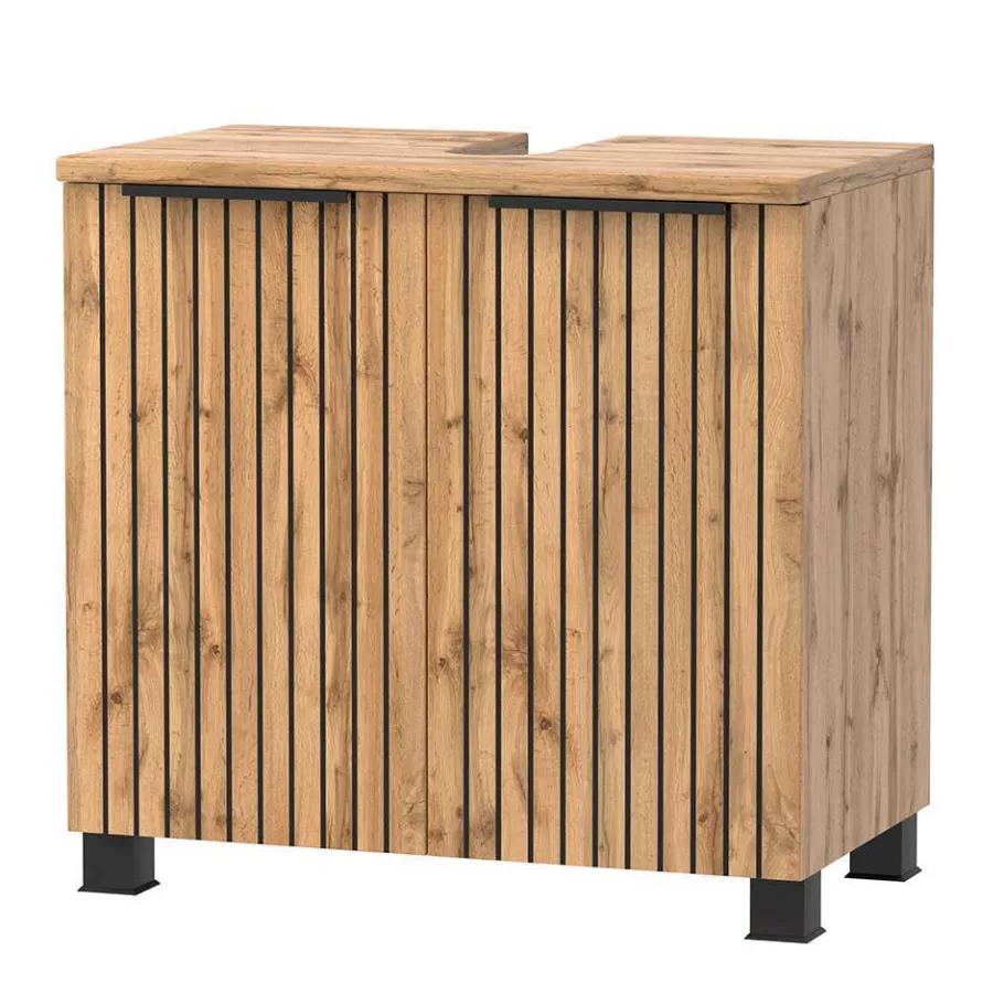 Discount Wohnen Beckenschrank & Spiegelschrank & Unterschrank - Crystoga (dreiteilig)