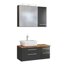 Sale Wohnen Beckenschrank & Spiegelschrank - Estregos II (dreiteilig)