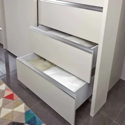 Clearance Wohnen Beiger Schlafzimmerschrank Pastranav mit sechs Schubladen