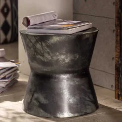 Discount Wohnen Beistelltisch aus Eisen mit Antik Finish - Altamira