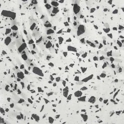 Online Wohnen Beistelltisch aus Faserzement Terrazzo Weiß - Vin