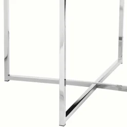 Clearance Wohnen Beistelltisch aus Glas in Marmoroptik - Annike