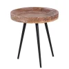 Best Wohnen Beistelltisch aus Mangobaum Holz - Cracks