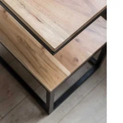 Outlet Wohnen Beistelltisch Buniato mit zwei Ablagen