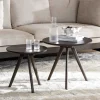 Wohnen Beistelltisch Duo in Eiche Dunkel - Ducuda (zweiteilig)