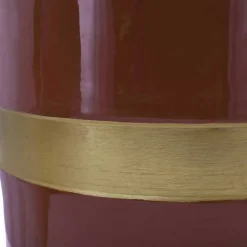 Wohnen Beistelltisch in Bordeaux mit Gold - Jenota