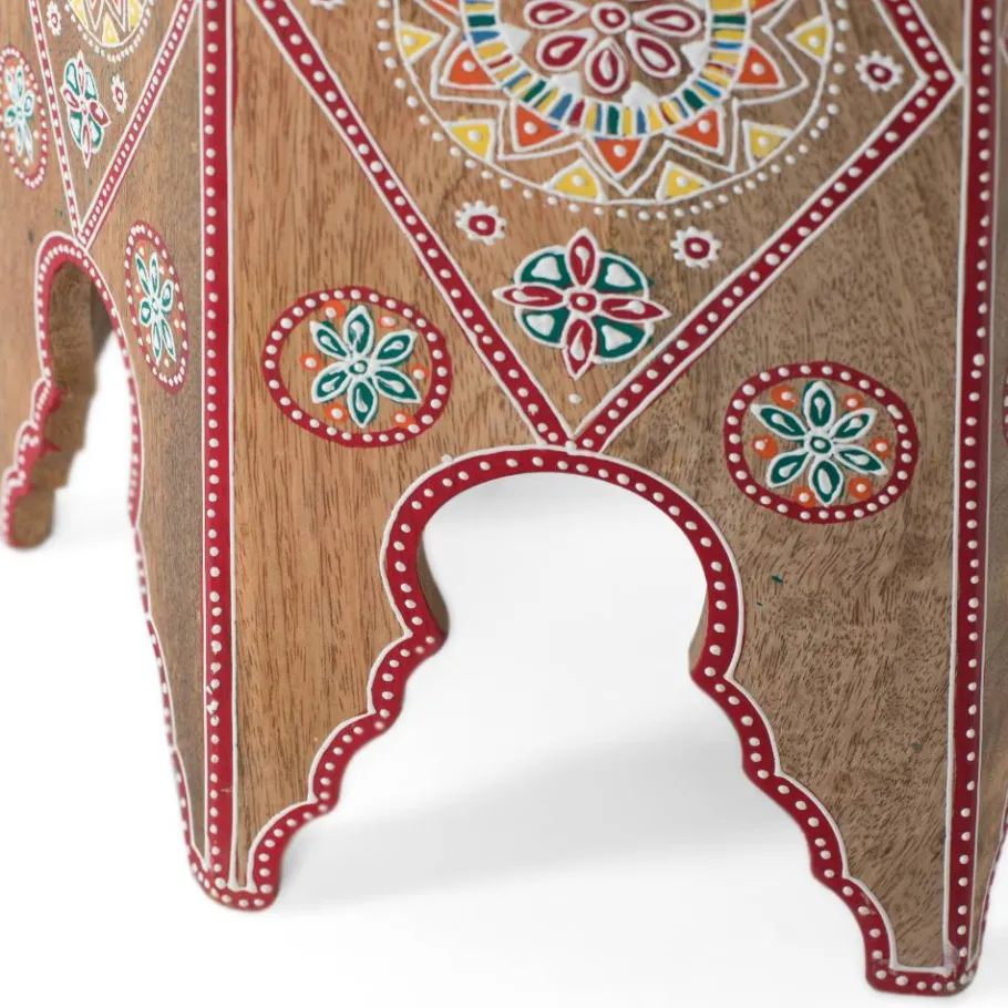 Sale Wohnen Beistelltisch mit farbenfrohen Mandalas und Mustern - Jambi