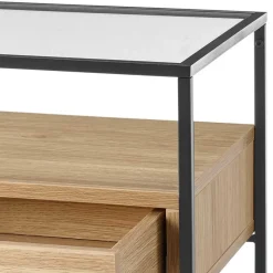 Clearance Wohnen Beistelltisch mit Glasplatte - Vlacondra
