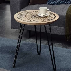 Discount Wohnen Beistelltisch mit Herr der Ringe Zitat - Loenie