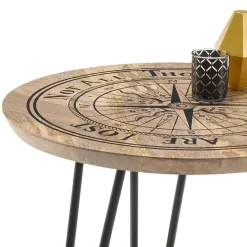Discount Wohnen Beistelltisch mit Herr der Ringe Zitat - Loenie
