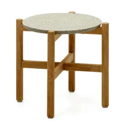 Clearance Wohnen Beistelltisch mit Terrazzo Platte - Finola