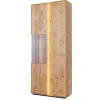 Clearance Wohnen Beleuchteter Vitrinenschrank 2-türig - Cocondar