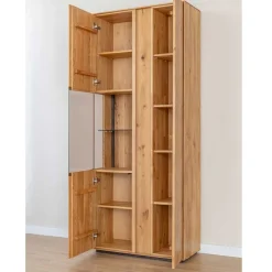 Clearance Wohnen Beleuchteter Vitrinenschrank 2-türig - Cocondar