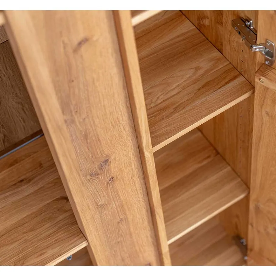 Clearance Wohnen Beleuchteter Vitrinenschrank 2-türig - Cocondar
