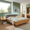 Best Wohnen Bett & Nachtkommoden Kombi - Silberto (dreiteilig)