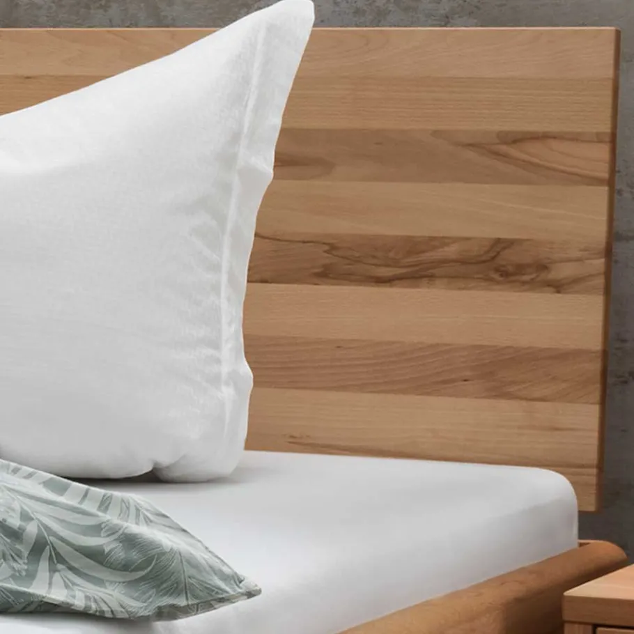 Discount Wohnen Bett & Nachtkonsolen - Kernbuche - Eudrinia (dreiteilig)