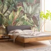 Clearance Wohnen Bett aus Massivholz Wildbuche geölt - Francais