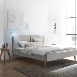 Wohnen Bett im Skandinavischen Stil in Grau - Zeilo