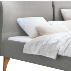 Wohnen Bett im Skandinavischen Stil in Grau - Zeilo