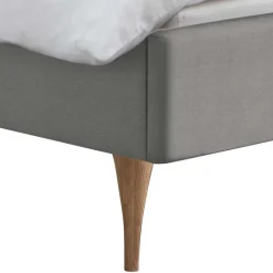 Wohnen Bett im Skandinavischen Stil in Grau - Zeilo