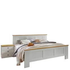 Hot Wohnen Bett in 140 cm Breite im Landhausstil - Ignacio