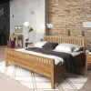 Best Wohnen Bett Masdamos aus Wildeiche Massivholz