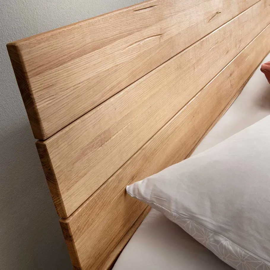 Wohnen Bett mit Kufen aus Holz - Martinez