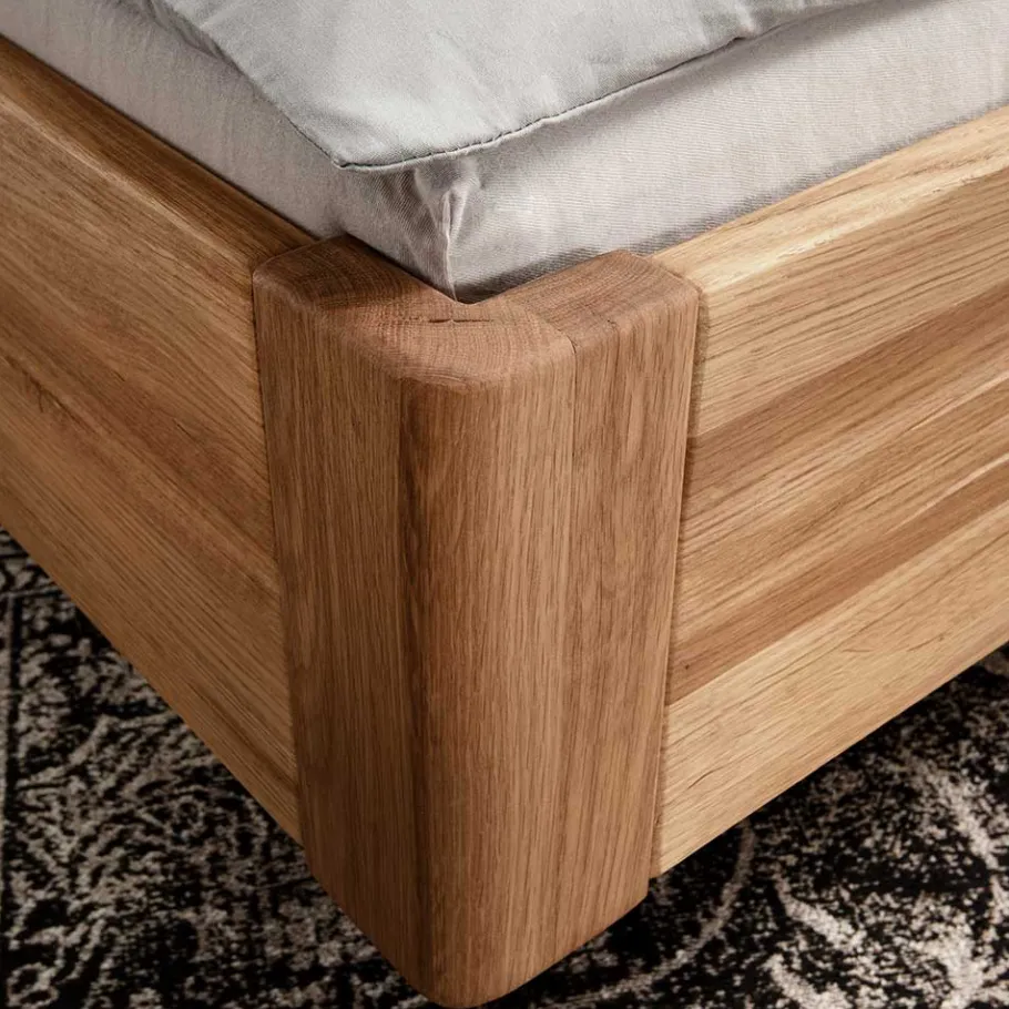 Wohnen Bett mit Kufen aus Holz - Martinez
