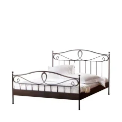 Outlet Wohnen Bett Oscar aus Eisen