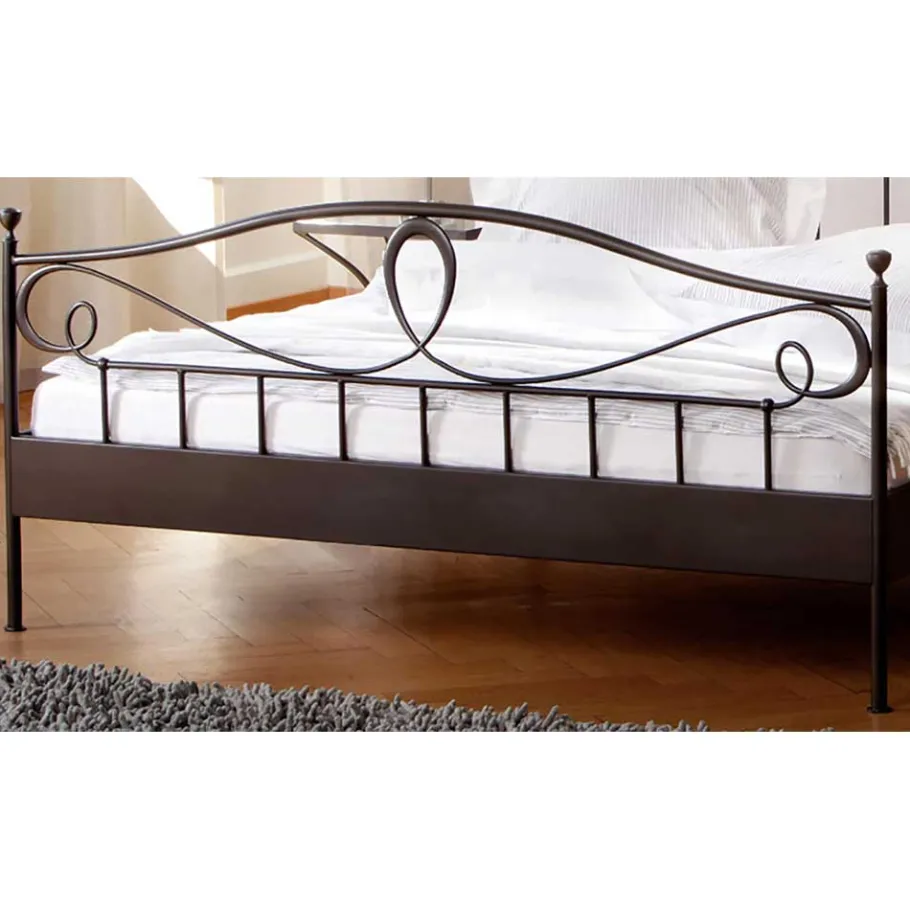 Outlet Wohnen Bett Oscar aus Eisen
