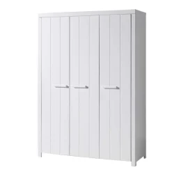 Online Wohnen Bett und Nachtkommode und Schrank Set - Ellen