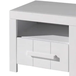 Online Wohnen Bett und Nachtkommode und Schrank Set - Ellen
