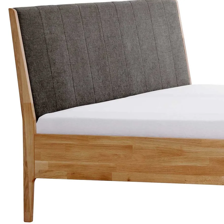 Hot Wohnen Bettgestell aus Holz Wildeiche Honig - Nicono