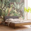 Discount Wohnen Bettgestell aus Wildeiche mit Kunstleder - Alkagar