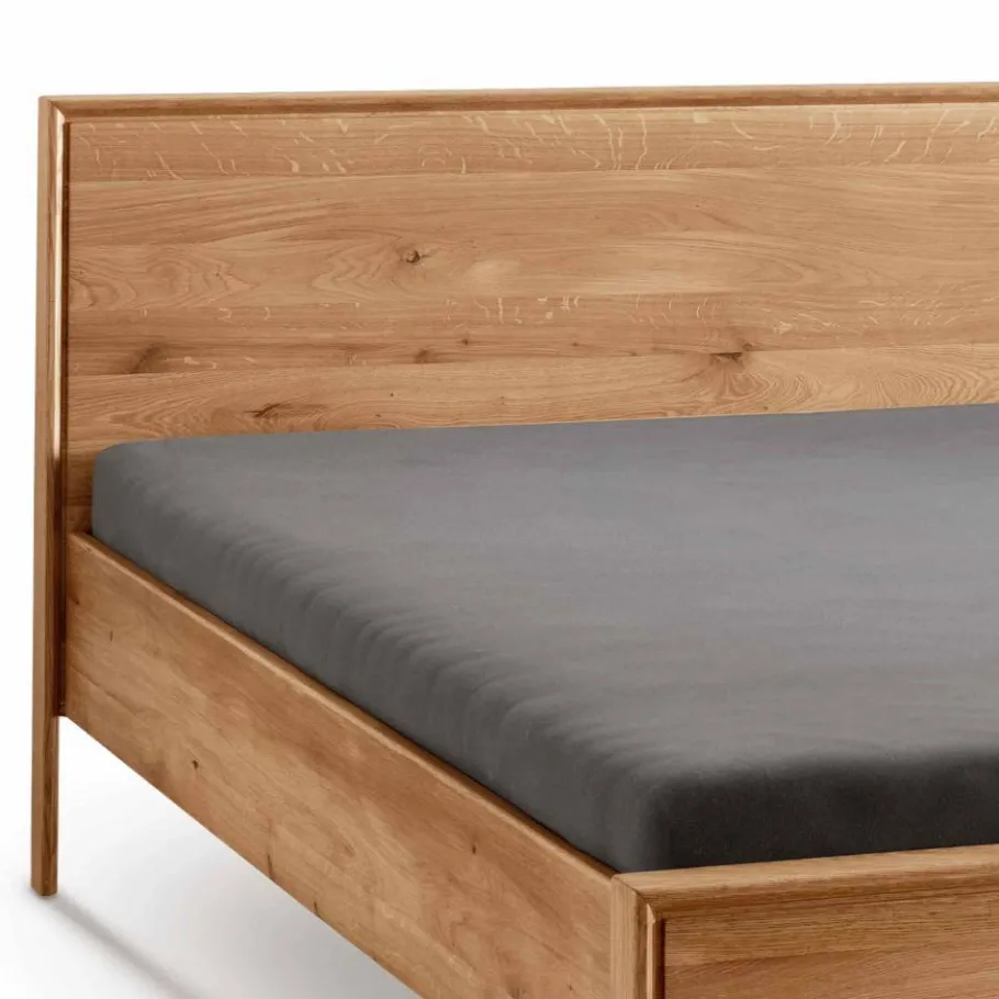 New Wohnen Bettgestell und Nachtkommoden aus Holz - Waving (dreiteilig)