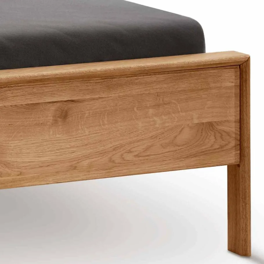 New Wohnen Bettgestell und Nachtkommoden aus Holz - Waving (dreiteilig)