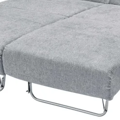 Clearance Wohnen Bettsofa mit Holzgestell in Weiß - Alberus