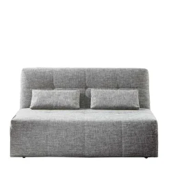 Wohnen Bettsofa zum Ausklappen in hellem Silbergrau - Tropez
