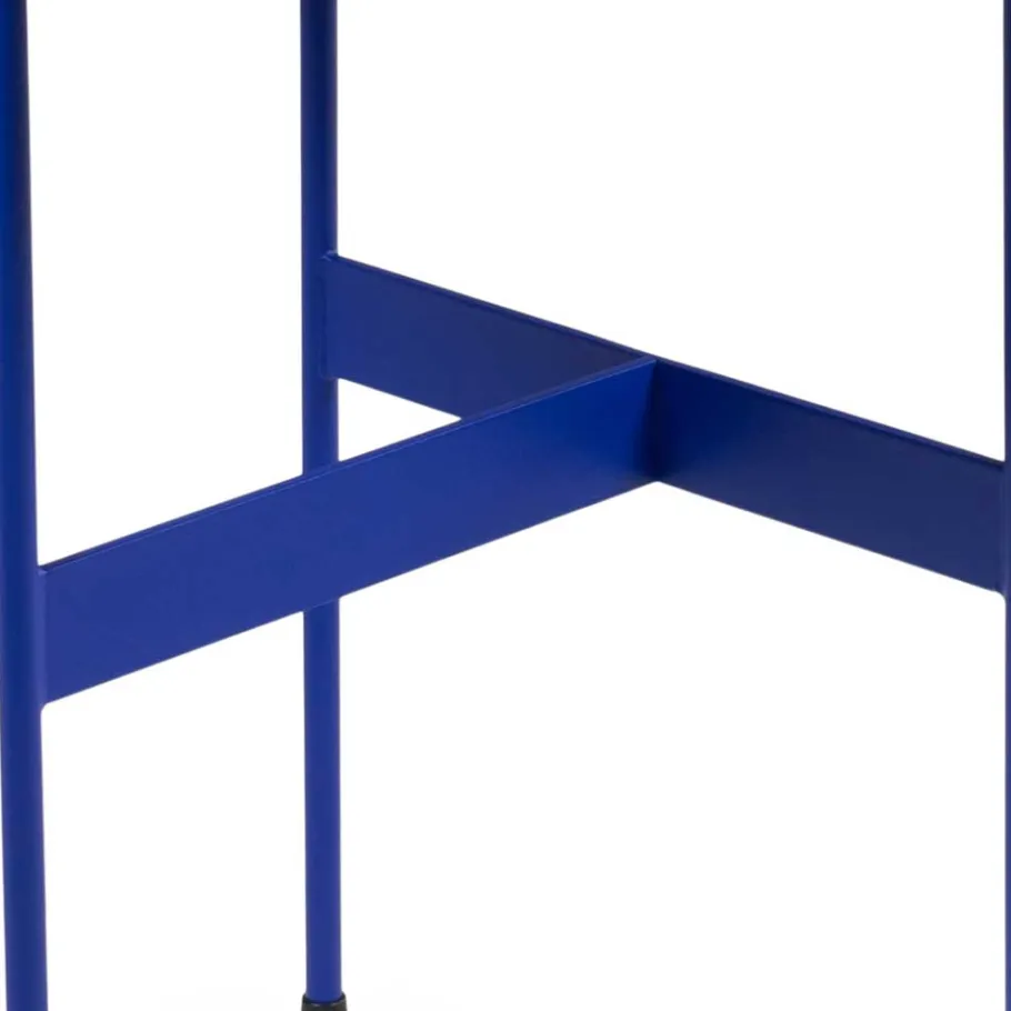 Clearance Wohnen Blauer Beistelltisch aus Stahl - Tegal