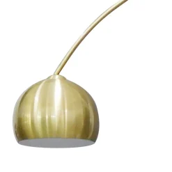 Best Wohnen Bogenlampe in Messing Metall - Lotivera