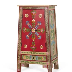 Best Wohnen Boho Kommode mit Blumen Dekor im Folklore Style - Gionala