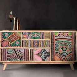 Best Wohnen Boho Style Kommode handbemalt - Winner