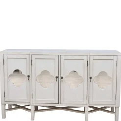Best Wohnen Boho Türen-Kommode in Antikweiß - Anice