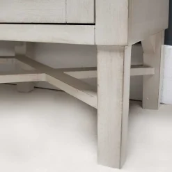 Best Wohnen Boho Türen-Kommode in Antikweiß - Anice