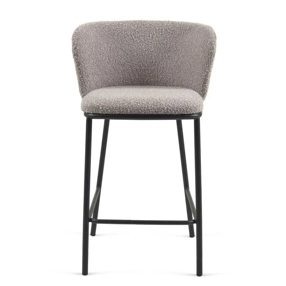 Wohnen Boucle Barstühle mit 65 cm Sitzhöhe - Lucaz (2er Set)