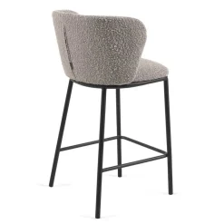 Wohnen Boucle Barstühle mit 65 cm Sitzhöhe - Lucaz (2er Set)