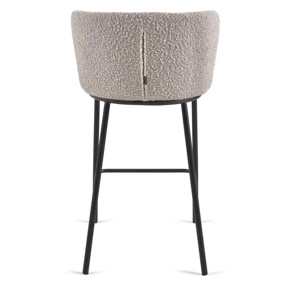 Wohnen Boucle Barstühle mit 65 cm Sitzhöhe - Lucaz (2er Set)