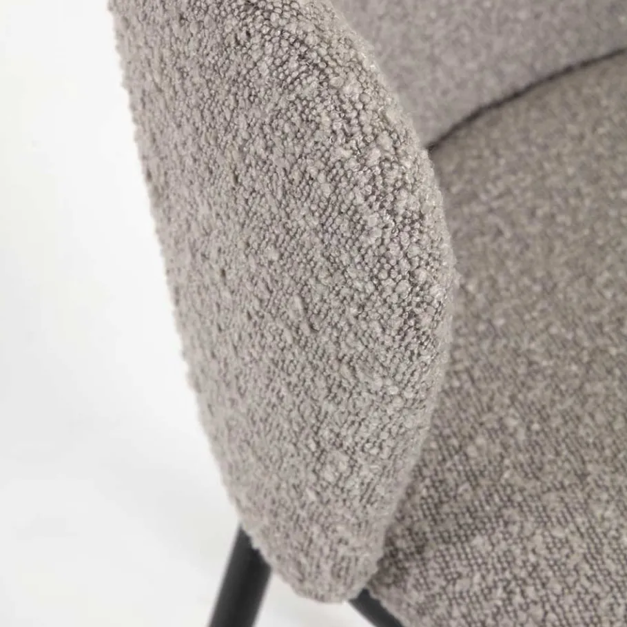 Wohnen Boucle Barstühle mit 65 cm Sitzhöhe - Lucaz (2er Set)