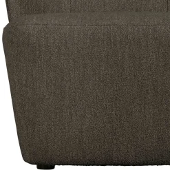 Best Wohnen Boucle Designsessel in Dunkelbraun - Cresp