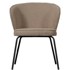Outlet Wohnen Boucle Esszimmerstühle in Beige - Tiniant (2er Set)